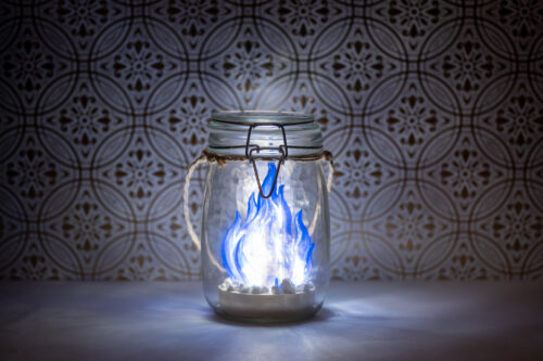 Hermione Grangers Blue Bell Flame
